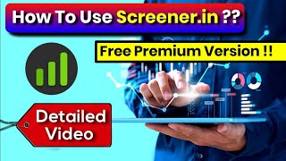 How To Use SCREENERIN Premium For Free   Expained In Detail [upl. by Ahiel]