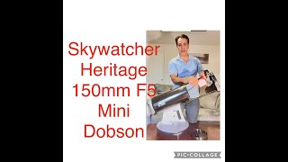 Skywatcher heritage 150mm mini table top dobson part 1 astronomy skywatcher telescope saturn [upl. by Eirelam352]