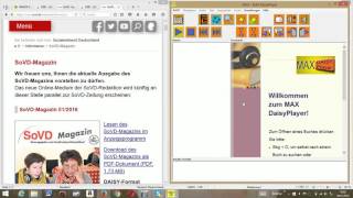 W0175 Teil02 Hörbuch Programm MAX DaisyPlayer SoVD Magazin vorlesenblättern [upl. by Namrac703]