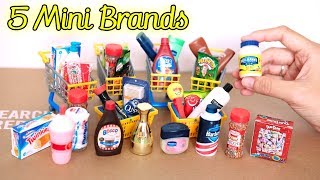 Miniature Collections  Zuru 5 Surprise Mini Brands UNBOXING VIDEO  Toy Caboodle   Part 1 [upl. by Kcirdahc]