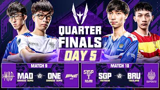 AWC 2021  Quarter Finals  Day 5 [upl. by Alaikim]