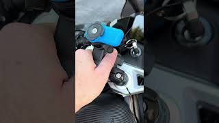 How To Install a Quad Lock cfmoto450ss [upl. by Ecenahs]