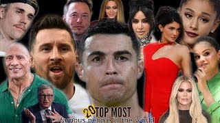 TOP 10 MOST FAMOUS PERSON IN THE WORLD [upl. by Alban]