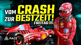 Freitag Baku Sind Leclerc amp Ferrari jetzt wieder Favorit [upl. by Yelrahc]