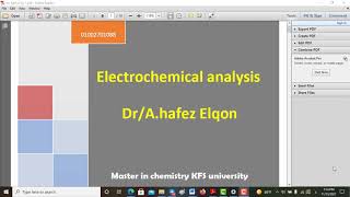 Potentiometry Indicator electode Antimony  Quinhydrone and glass electrodeKSIU [upl. by Franklin272]