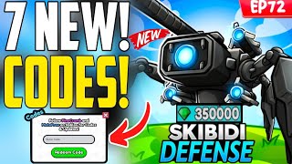 NEW ALL WORKING CODES FOR SKIBIDI TOWER DEFENSE ROBLOX SKIBIDI TOWER DEFENSE COCODES [upl. by Ynohtn955]