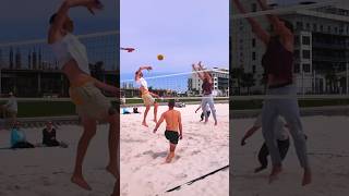 MENS FINALS RALLY🏆🔥volleyball beachvolleyball athlete beach athlete volleyballworld sports [upl. by Dalohcin]