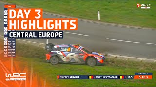 Day 3 Highlights  WRC Central European Rally 2024 [upl. by Durwyn]