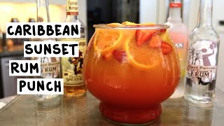 Caribbean Sunset Rum Punch [upl. by Spitzer]