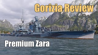 Gorizia Review Premium Zara  World of Warships Legends  4k [upl. by Ahtnama]