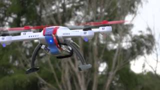 Test Drone Blade QX 350  Accus LIPO 3S 5000 mAh Dualsky GTS [upl. by Ahser]