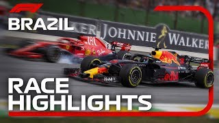 2018 Brazilian Grand Prix Race Highlights [upl. by Hanikehs]