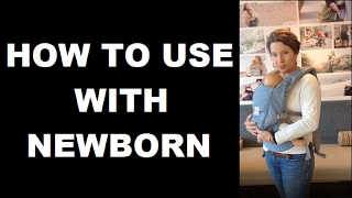 How Do I use the Adapt Baby Carrier with a Newborn  Ergobaby [upl. by Samara]