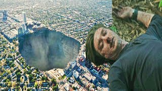 Sinkhole On Earth Swallows People and Reveals Mirror Universe Underground LA BREA Season 1 [upl. by Noynek]