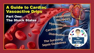 Guide to Cardiac Vasoactive Drips Part 1 The Shock States [upl. by Arraeic]