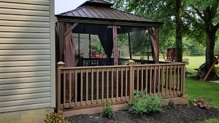 Kozyard Gazebo and deck review [upl. by Torry]