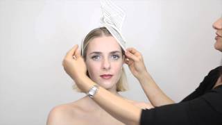 How to wear a Fascinator Different ways you can style your hair [upl. by Maller]