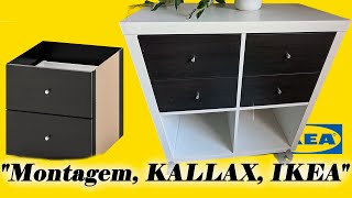 Como Montar a KALLAX com Gavetas da IKEA Tutorial Fácil e Rápidoquot [upl. by Denzil738]