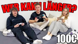 100€ WER zuletzt das BETT verlässt 😱 mit Echtso und Chrissi [upl. by Siuqaj56]