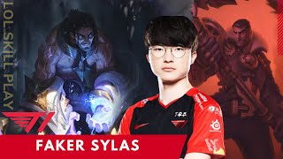 T1 Faker play Sylas Mid  Sylas vs Jayce  KDA 604  New META with New ITEMS [upl. by Ohce]