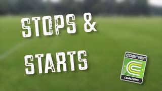 Tips to improve 1v1 Soccer Skills  Stops amp Starts [upl. by Netsruk]