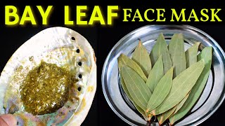 BAY LEAF FACE MASK FOR TIGHTER GLOWING SKIN 🍃 USE BAY LEAVES FOR LUCK IN YOUR BEAUTY [upl. by Lindo]