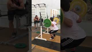 Dimitry Klokov weightlifting camp back squat [upl. by Nosemaj477]