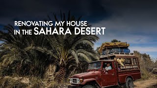 Restoring houses as a foreigner in the desert Siwa Oasis Egypt [upl. by Collar]