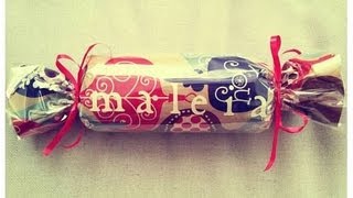 DIY How To Gift Wrap A Tshirt Like Candy [upl. by Elynad]