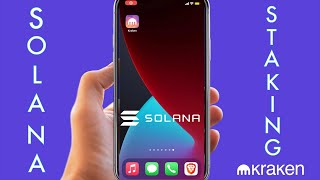 How To Stake Solana SOL Crypto In Kraken 2021 [upl. by Marline525]