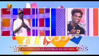 Rubrica 5 Estrelas Com ExFutebolista quotDAY DAYquot Programa Tarde é Nossa  Tv Zimbo [upl. by Reese]