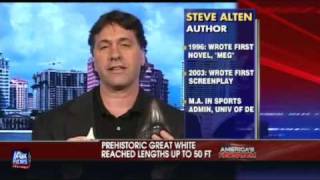 Steve Alten Author of MEG 4 Hells Aquarium  Fox News May 8 2009 [upl. by Thia]