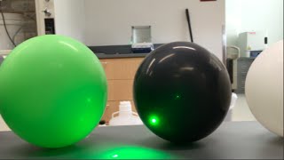 3 Balloon Laser Test [upl. by Ellyn]