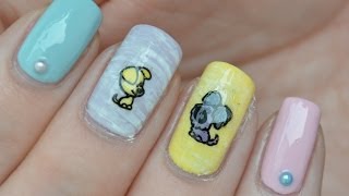 Woezel en Pip NailArt  nailsbyLauranl [upl. by Lossa992]