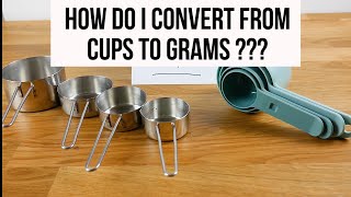 How many grams are in one cup  Baking conversion 101 Episode 1 [upl. by Mukerji]