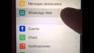 WhatsApp web en iPhone cómo activarlo [upl. by Telocin]