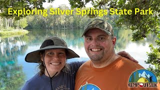 Exploring Silver Springs State Park  Glass Bottom Boat Tour  Manatees Alligators amp Monkeys [upl. by Dulcle]