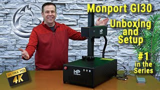 Unboxing and Setup GI30 Integrated MOPA Fiber Laser by Monport Video 1 [upl. by Htrap]