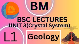 Classification of Crystal System bscg ignou bsc 1st year 2nd semester geology [upl. by Etselec767]