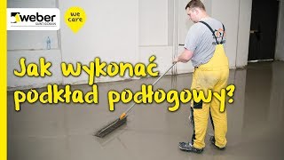 Jak wykonać samopoziomujący podkład podłogowy pod panele płytki lub wykładzinę [upl. by Wanonah]