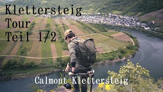 Calmont Klettersteig  Klettersteig Tour Teil 12 [upl. by Llertnom]