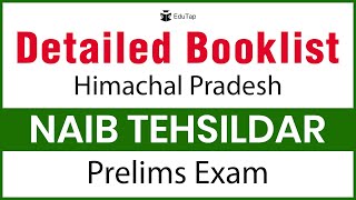 Important Books for Naib Tehsildar  Booklist for HP NT Exam  Sources for Naib Tehsildar  HPPSC [upl. by Girvin]