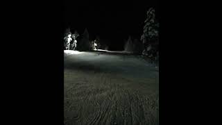 Fri 091210 Santa Magic Finnish Lapland Day 1 Tobogganing at Saariselkä Finland [upl. by Wini81]