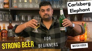 Carlsberg Elephant  Strong Beer  Beer Price amp Taste  Beer Review [upl. by Caravette704]