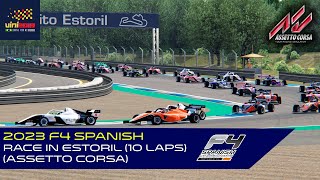 2023 F4 Spanish Championship  Race in Estoril 10 laps  Assetto Corsa [upl. by Alamaj755]