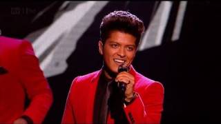 Runaway Baby with Bruno Mars  The X Factor 2011 Live Results Show 3  itvcomxfactor [upl. by Ernaline]