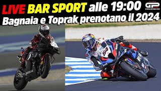 LIVE Bar Sport alle 1900  Bagnaia e Toprak prenotano il 2024 [upl. by Nyluqcaj]