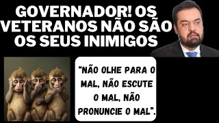 “Não veja o mal não ouça o mal não fale o mal” Dignidade aos VETERANOS [upl. by Basia]