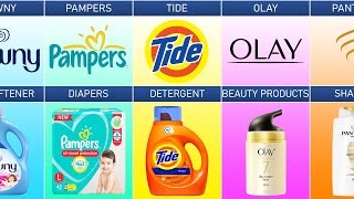 List of Procter amp Gamble Brands [upl. by Sibel]