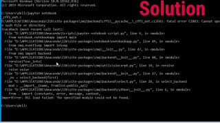 SOLVED How to solve ImportErrorDLL load failed The specified module could not be found [upl. by Haslam]